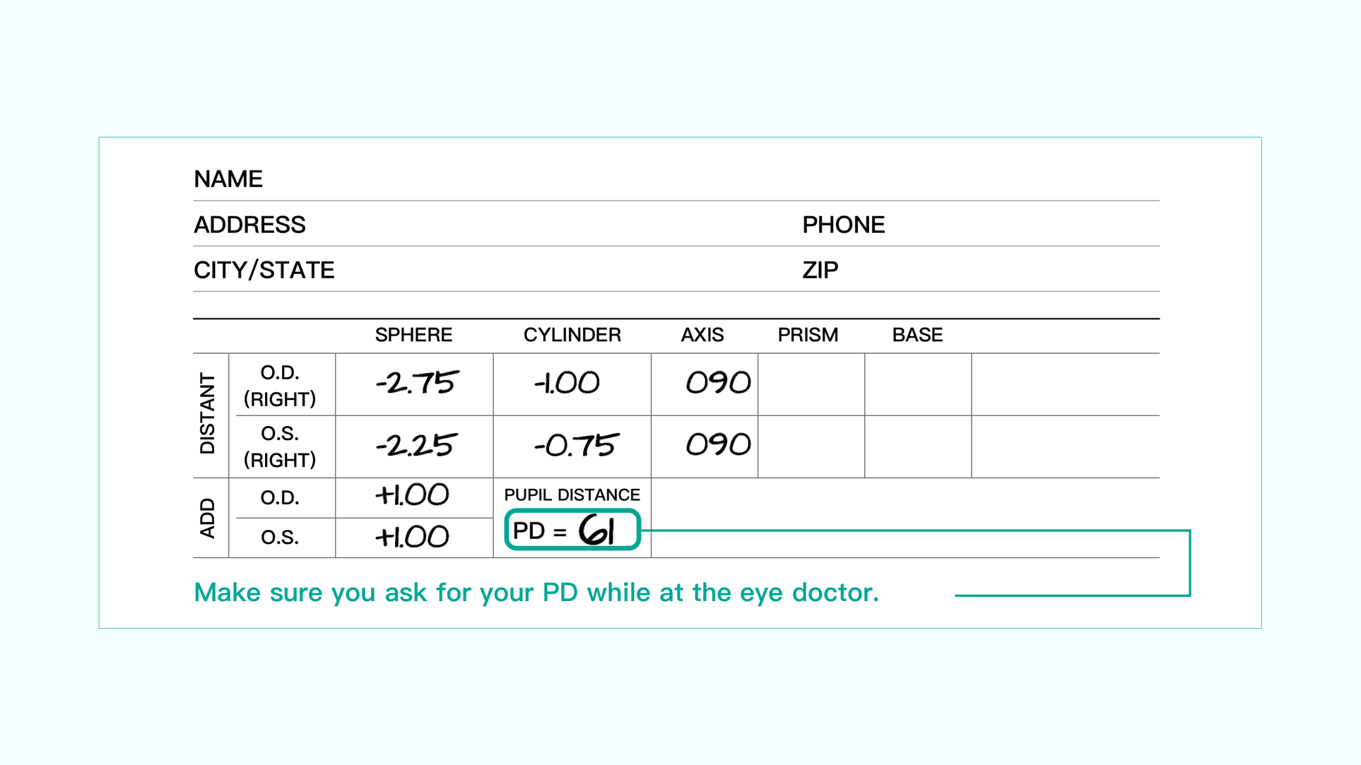 prescription eyeglasses