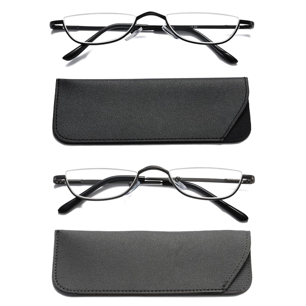 half lens reading glasses