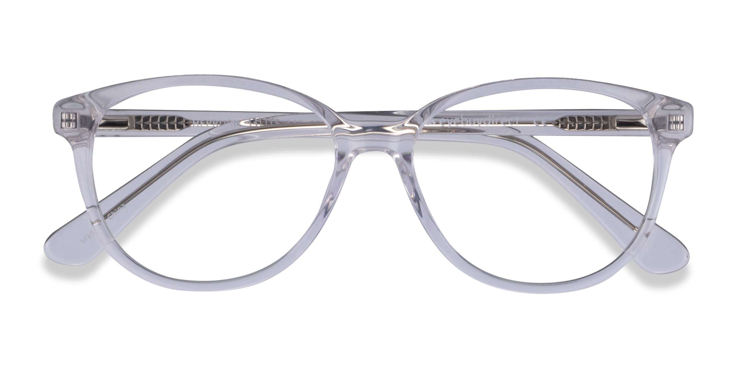 transparent frame glasses